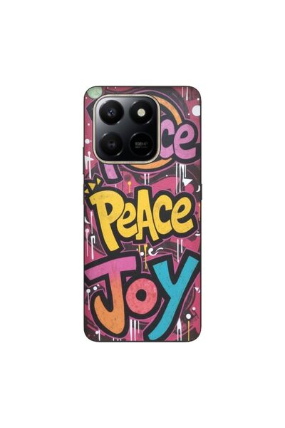 OEM Husa compatibila cu Honor X7d Silicon Gel Tpu Model Peace and Joy Graffiti