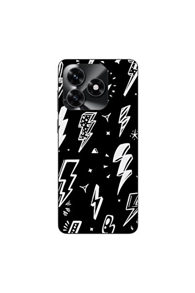 OEM Case compatible with Honor X5c Plus Silicon Gel Tpu Lightnings Pattern
