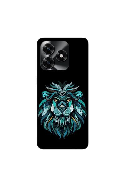 OEM Husa compatibila cu Honor X5c Plus Silicon Gel Tpu Model Abstract Lion