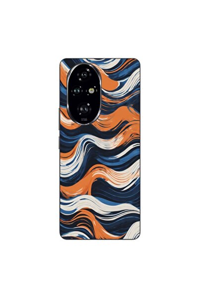OEM Husa compatibila cu Honor 200 Pro Silicon Gel Tpu Model Abstract Crazy Or...