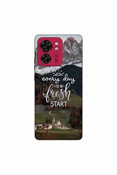 OEM Husa compatibila cu Motorola Edge 40 Silicon Gel Tpu Model Mesaj Fresh Start
