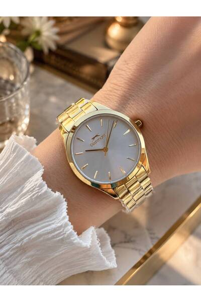 Slazenger Steel Cord 2 Year Warranty 5 Atm Water Resistant Women Wristwatch S...
