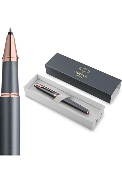 Parker IM Rollerball Pen | Finishing Touch Collection | Slate Finish | Medium...