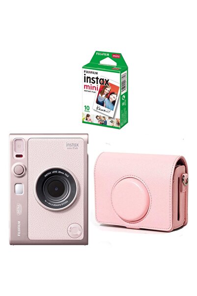 Instax mini evo Pembe Fotoğraf Makinası set