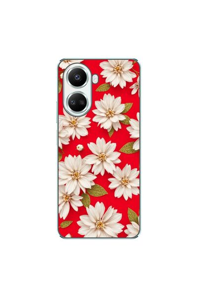 OEM Θήκη συμβατή με Huawei Nova 10 SE, από σιλικόνη gel TPU, με σχέδιο λευκά ...