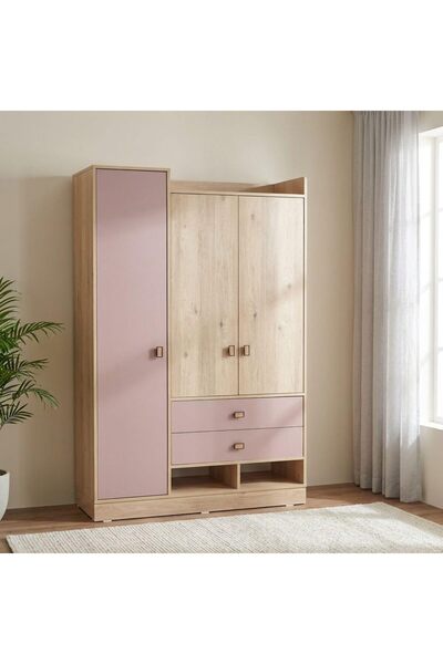 Danube Home Bella 3 Door Wardrobe | Sturdy Kids Closet Clothes Storage Cupboa...