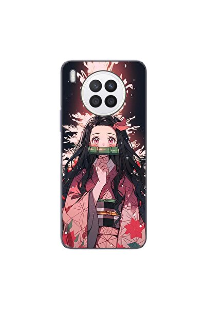 OEM Husa compatibila cu Huawei Nova 8i Silicon Gel Tpu Model Demon Slayer Nezuko