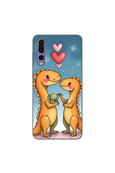 OEM Θήκη συμβατή με Huawei P20 Pro Σιλικόνης Gel TPU Μοντέλο Χαριτωμένη Οικογ...