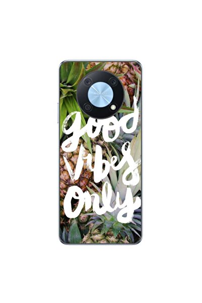 OEM Husa compatibila cu Huawei Nova Y90 Silicon Gel Tpu Model Good Vibes Only