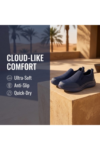 Saudi Step Unique Designer Series Italian Craft Mens Mesh Sport Shoes Comfort...
