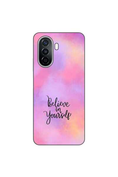 OEM Θήκη συμβατή με Huawei Nova Y70 Σιλικόνης Τζελ TPU με σχέδιο  "Πίστεψε στ...