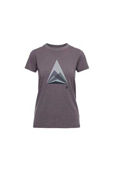 BLACK DİAMOND WOMEN'S MOUNTAIN TRANSPARENCY T-SHIRT - بنفسجي - S