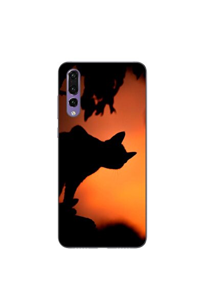 OEM Husa compatibila cu Huawei P20 Pro Silicon Gel Tpu Model Halloween Pisica...