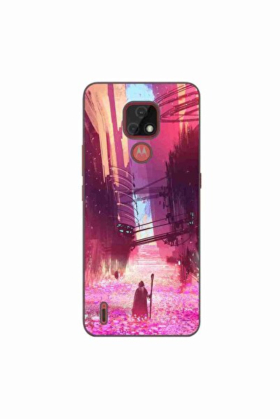 OEM Husa compatibila cu Motorola Moto E7 Silicon Gel Tpu Model Fantasy Wizard