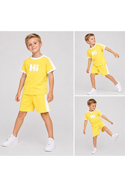ciklet kids طقم علوي وسفلي للأولاد مع شورت