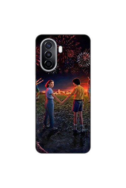 OEM Θήκη συμβατή με Huawei Nova Y70 Σιλικόνης Τζελ TPU Σχέδιο Stranger Things...