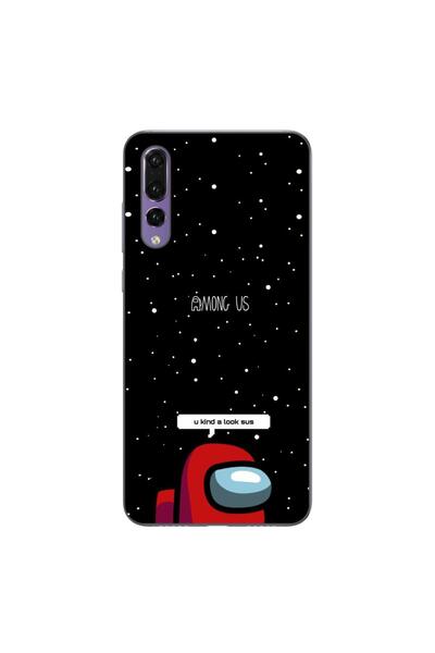 OEM Θήκη συμβατή με Huawei P20 Pro από σιλικόνη gel TPU με σχέδιο Among Us