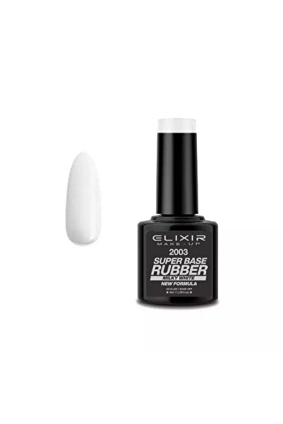 Elixir SEMI GEL 2003 SUPER RUBBER BASE MILKY White 8ML