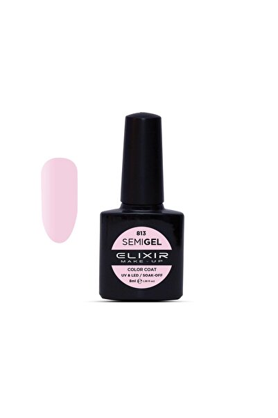 Elixir SEMI GEL (ΗΜΙΜΟΝΙΜΟ ΒΕΡΝΙΚΙ) - 813 (MISTY ROSE) 8ML