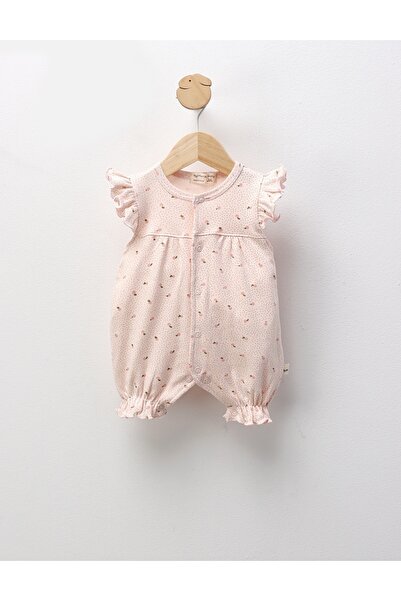 MiniKids Salopeta vara Muratbaby roz-floricele