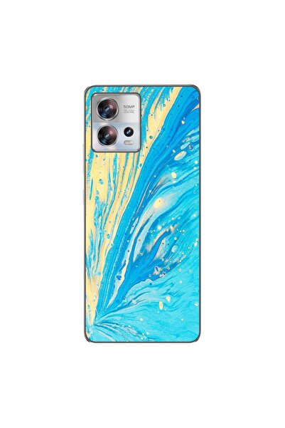 OEM Husa compatibila cu Motorola Edge 30 Fusion Silicon Gel Tpu Model Aqua Bloom