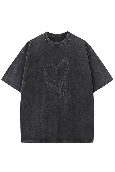 bellanova Unisex Oversize Printed T-Shirt Streetwear Comfortable Fit Daily Pr...