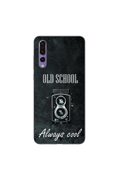 OEM Husa compatibila cu Huawei P20 Pro Silicon Gel Tpu Model Retro Camera