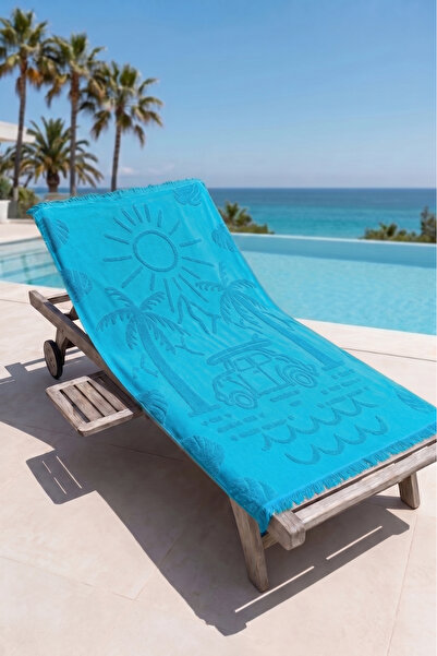 My Catherine 100X170 cm Beach Towel |   100% Cotton Jacquard Large Size Beach...
