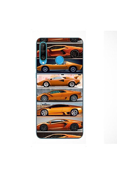 OEM Husa compatibila cu Huawei P30 Lite Silicon Gel Tpu Model Masini Lamborghini