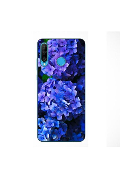 OEM Θήκη συμβατή με Huawei P30 Lite από σιλικόνη gel TPU με σχέδιο ορτανσίας