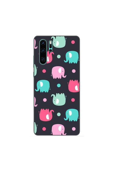 OEM Husa compatibila cu Huawei P30 Pro Silicon Gel Tpu Model Pattern Elefant