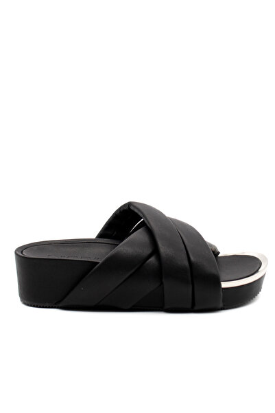 Dkny Γυναικείες Vienna Παντόφλες Μαύρες K1204649-BLACK