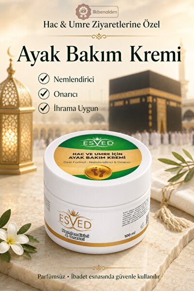İlkbenaldim Hac ve Umre Ziyaretleri için Ayak Bakım Kremi Parfüm içermez