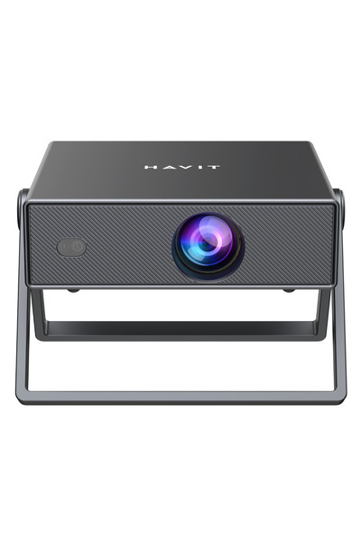 Havit PJ245 Pro Otomatik Odaklamalı Akıllı Projeksiyon Cihazı - 720p,4K Video Destekli, Android TV,Stantlı
