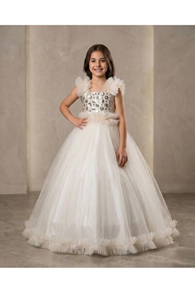 GLY STORE KIZ ÇOCUK TARLATANLI GELİNLİK