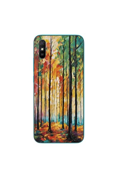 OEM Husa compatibila cu Xiaomi Redmi 9A Silicon Gel Tpu Model Colored Forest Art