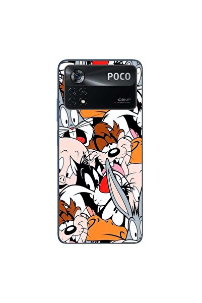 OEM Case compatible with Xiaomi Poco X4 Pro Silicon Gel Tpu Looney Tunes Pattern