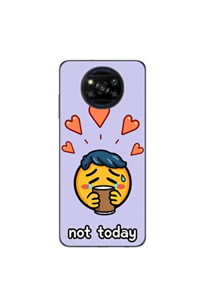 OEM Θήκη συμβατή με Xiaomi Poco X3 Pro Σιλικόνης Gel TPU Μοντέλο Not Today