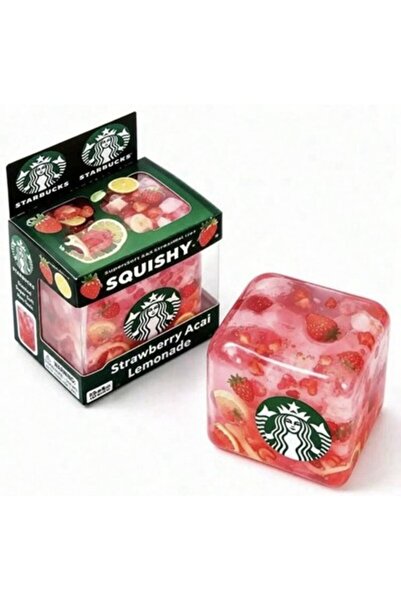Needoh Nee Doh Nice Cube Starbucks Strawberry Acai Lemonade Jucărie antistres...