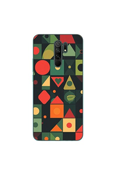 OEM Husa compatibila cu Xiaomi Redmi 9 Silicon Gel Tpu Model Retro Shapes