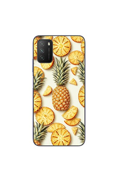 OEM Θήκη συμβατή με Xiaomi Poco M3 από σιλικόνη gel TPU με σχέδιο ζουμερό ανανά