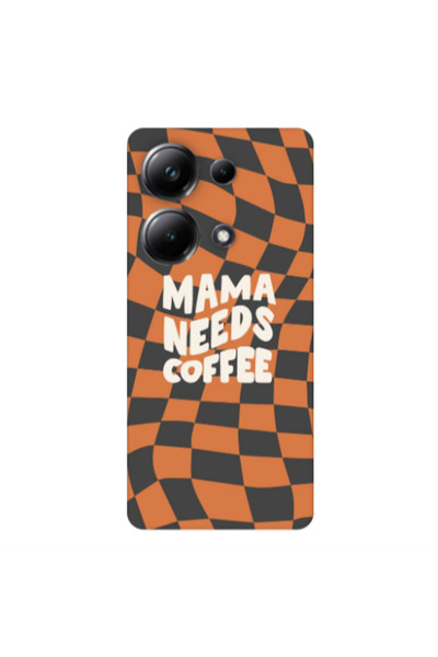 Other Xiaomi Poco M6 Pro 4G Mama needs coffee Transparent Silicone TPU Θήκη