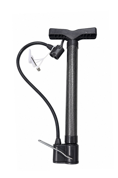 Lacoz Portable Hand Air Pump with 3 Nozzle Attachments, Manual Air Inflator P...