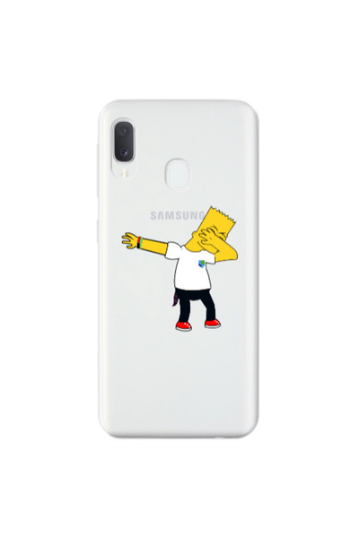 Other Samsung A20E Simpsons2 Transparent Silicone TPU Θήκη