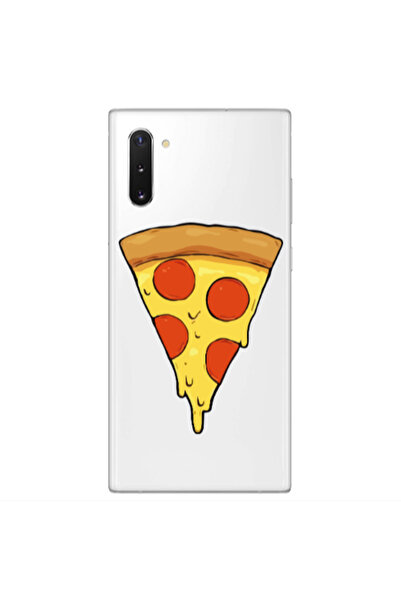 Other Samsung Note 10 Plus Pizza Slice Transparent Silicone TPU Θήκη