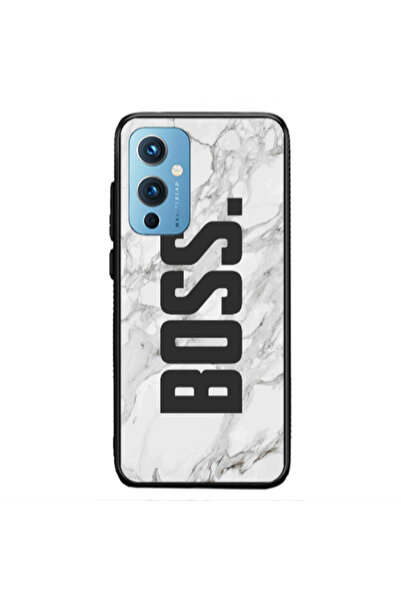 Other Oneplus 9 5G Marble Boss Black Glossy Θήκη