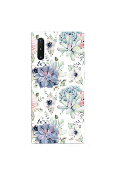 Other Samsung Note 10 Plus Flower 56 Transparent Silicone TPU Θήκη