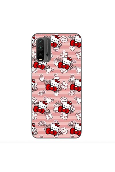 OEM Husa compatibila cu Xiaomi Redmi 9T Silicon Gel Tpu Model Hello Kitty Roz...