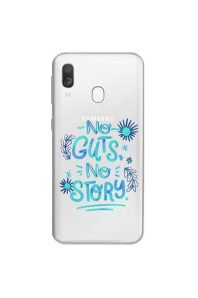 Other Samsung A40 No guts no story Transparent Silicone TPU Θήκη