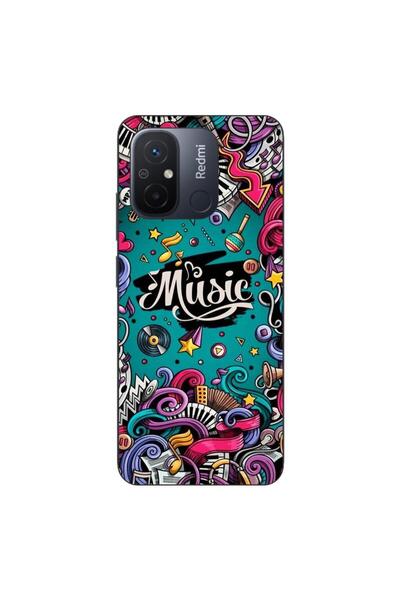 OEM Калъф, съвместим с Xiaomi Redmi 12C, силиконов гел TPU, с десен Поп арт м...